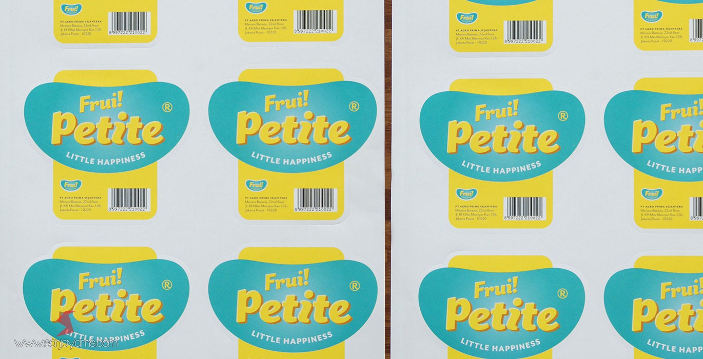 Stiker frui petite