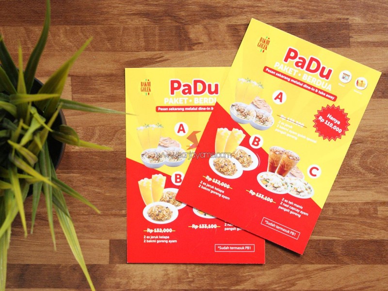 Brosur/Flyer Bakmi Golek