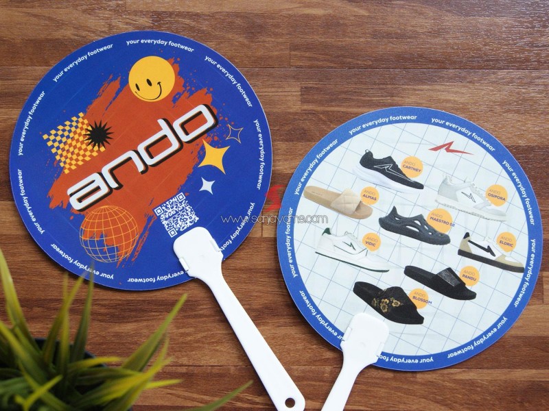 Cetak Kipas Promosi - Ando