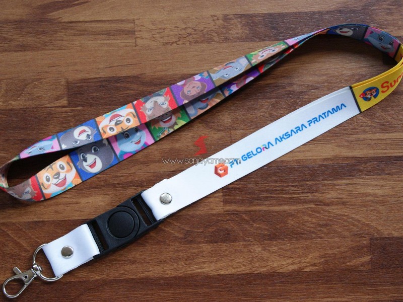 Cetak Lanyard Printing Full color - Pt Gelora