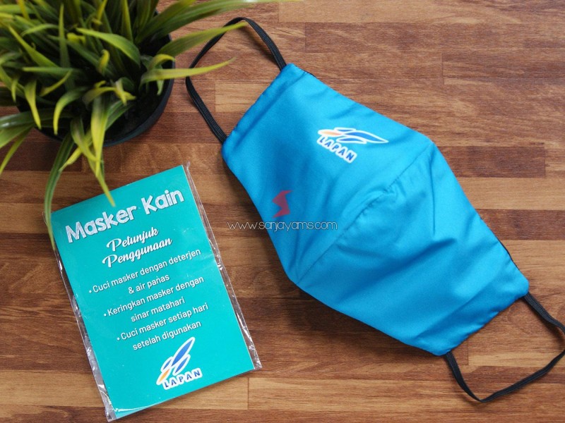 Cetak Masker Kain Printing Premium Lapan