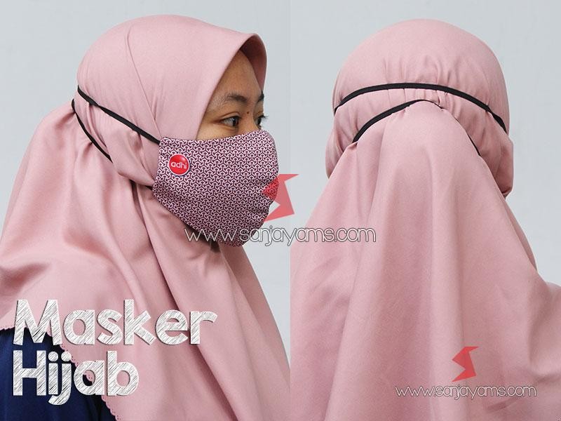 Detail Tali Masker Kain Hijab