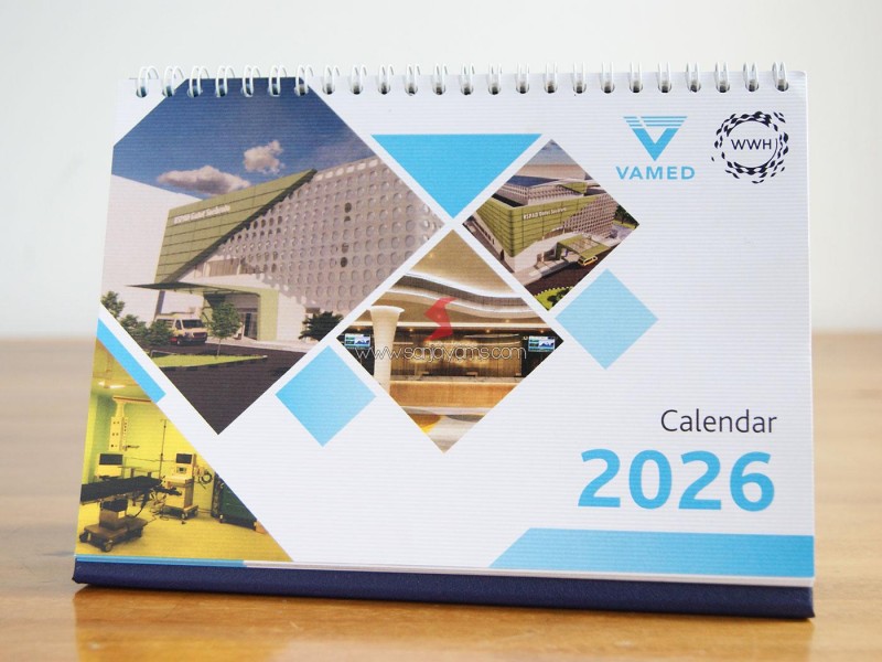Kalender Meja 2026 - Vamed