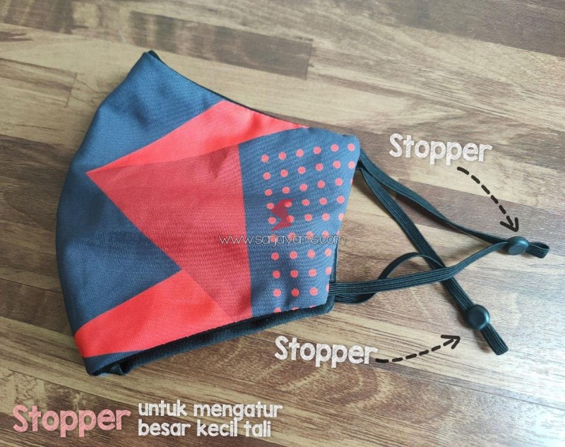 Masker Kain dengan Stopper