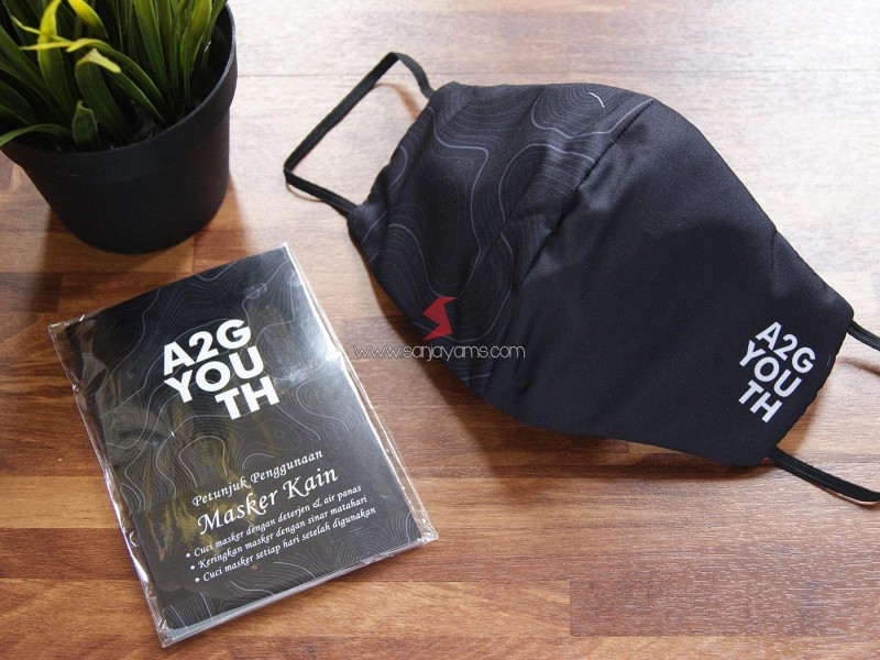 Masker Kain Printing Premium A2G YOU TH