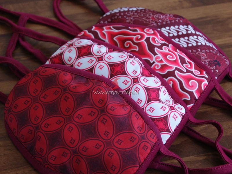 Masker Kain Printing Premium Batik
