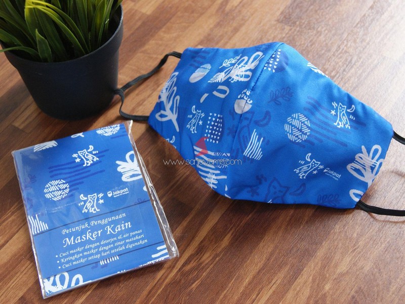 Masker Kain Printing Premium Jakpat
