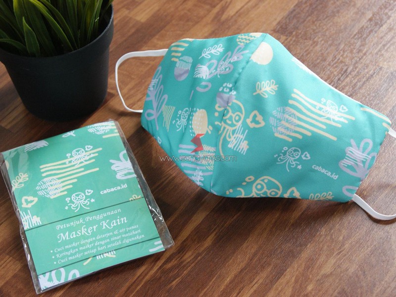 Masker Kain Printing Premium Jakpat