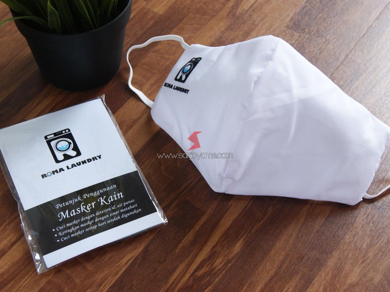 Masker Kain Printing Premium Roma Laundry