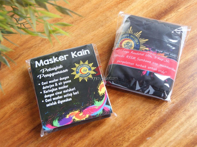 Masker Kain Printing Premium Rs Surya