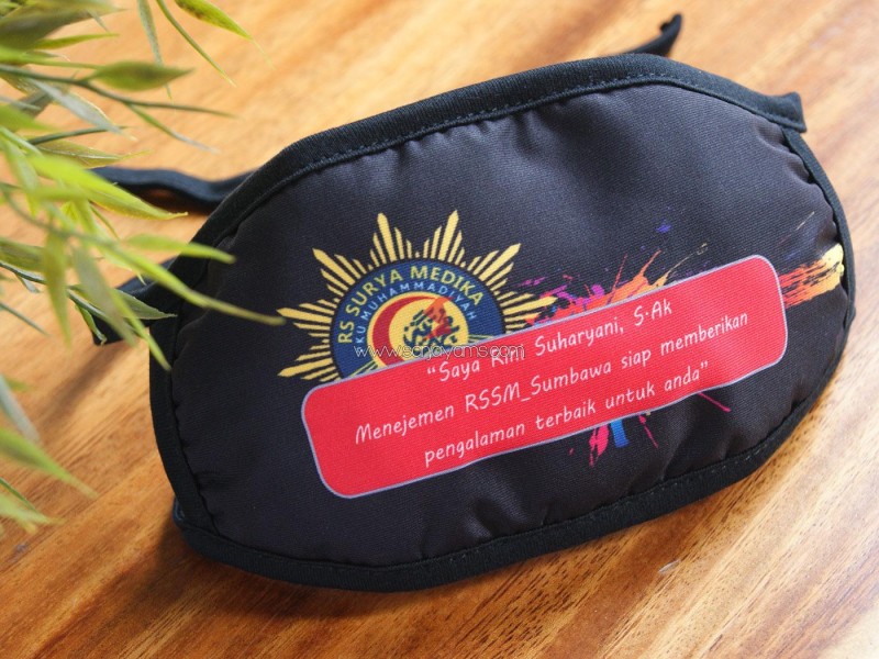 Masker Kain Printing Premium Rs Surya