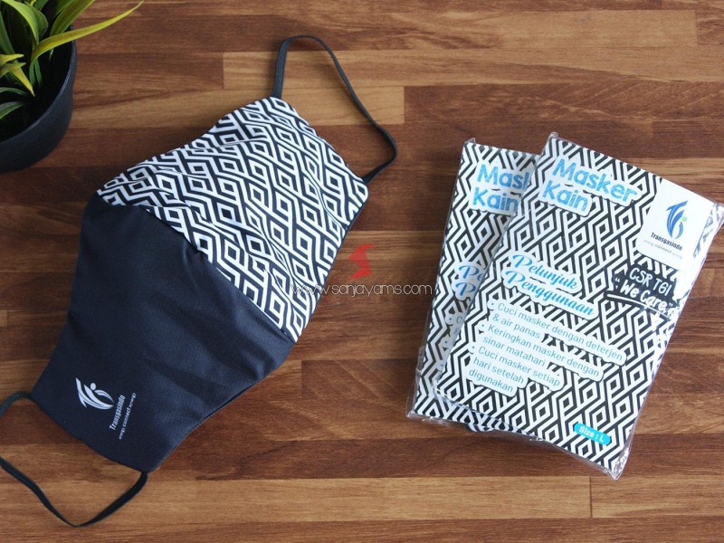 Masker Kain Printing Premium Transgasindo