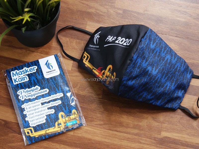Masker Kain Printing Premium Transgasindo