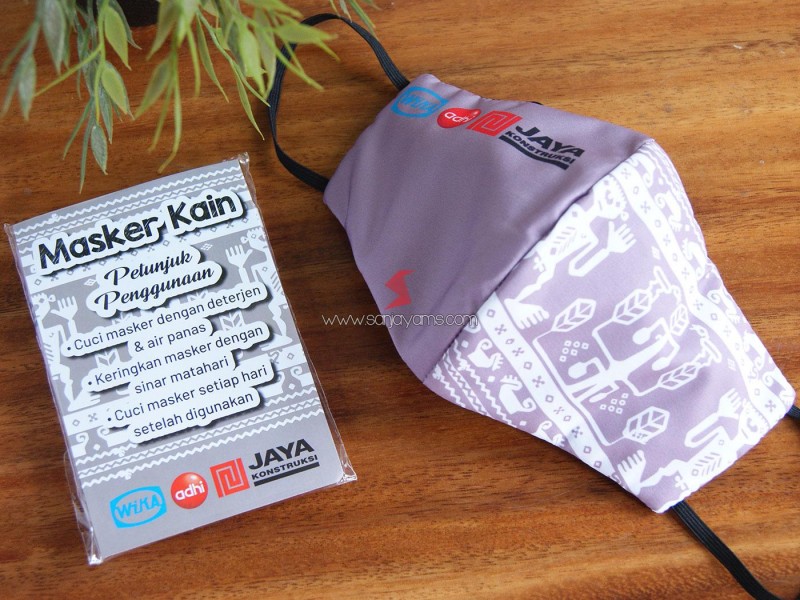 Masker Kain Printing Premium WIKA