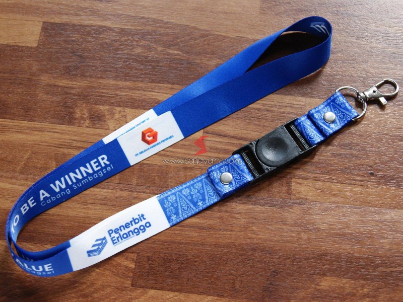 Produksi Lanyard Printing - Penerbit Erlangga