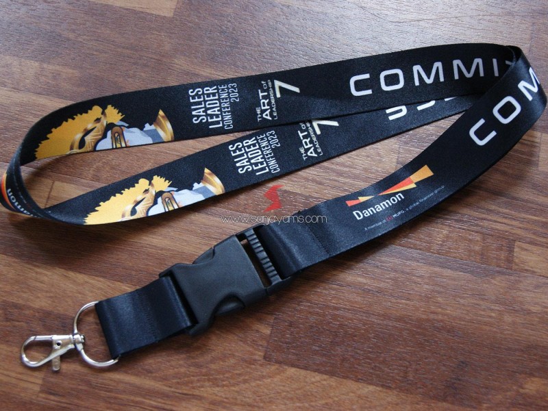 Produksi Lanyard Printing Perusahaan - Bank Danamon