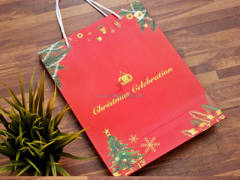 Produksi Paper Bag Custom - Christmas Celebration