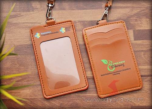 Produksi Name Tag Kulit - Bapelkes Cikarang