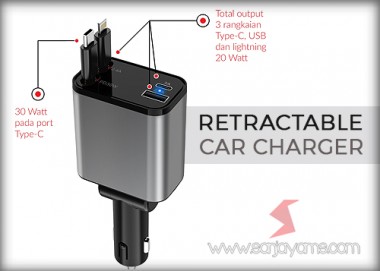 Retractable Car Charger