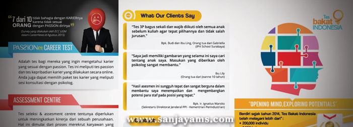 Brosur Tes Bakat Indonesia