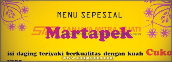 Brosur ukuran A5 Martapek