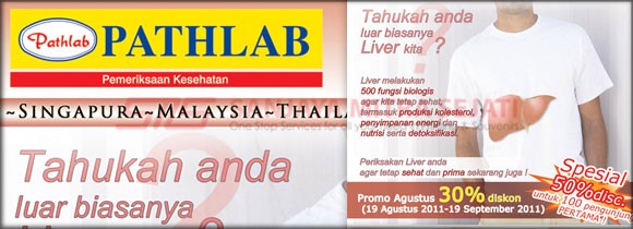 Flyer Promo Pathlab Indonesia 39000 pcs