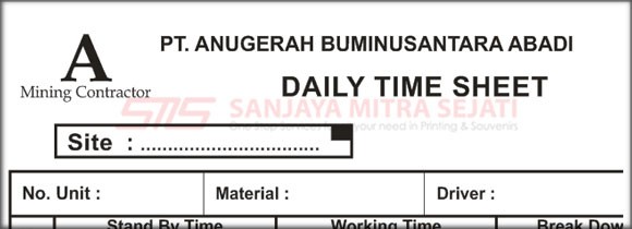 Form 3 Rangkap PT Anugerah Buminusantara Abadi