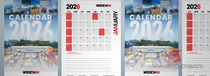 Kalender 2026 PT Weichai