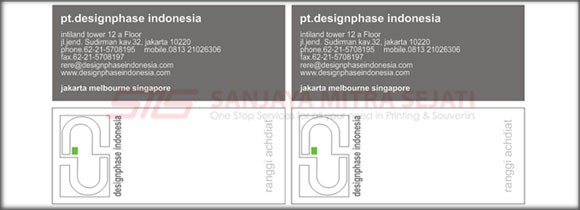 Kartu Nama Designphase Indonesia