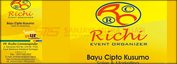 Kartu Nama Richi Event Organizer