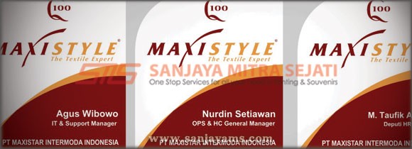 Kartu nama Maxistyle