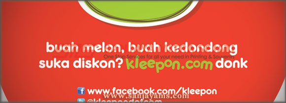 Kipas Promosi Kleepon