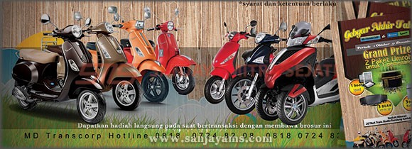 Poster Gebyar Akhir Tahun Piaggio Vespa