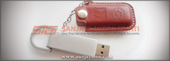 USB Promosi Bahan Kulit Chevron