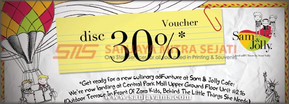 Voucher Disc Sam & Jolly