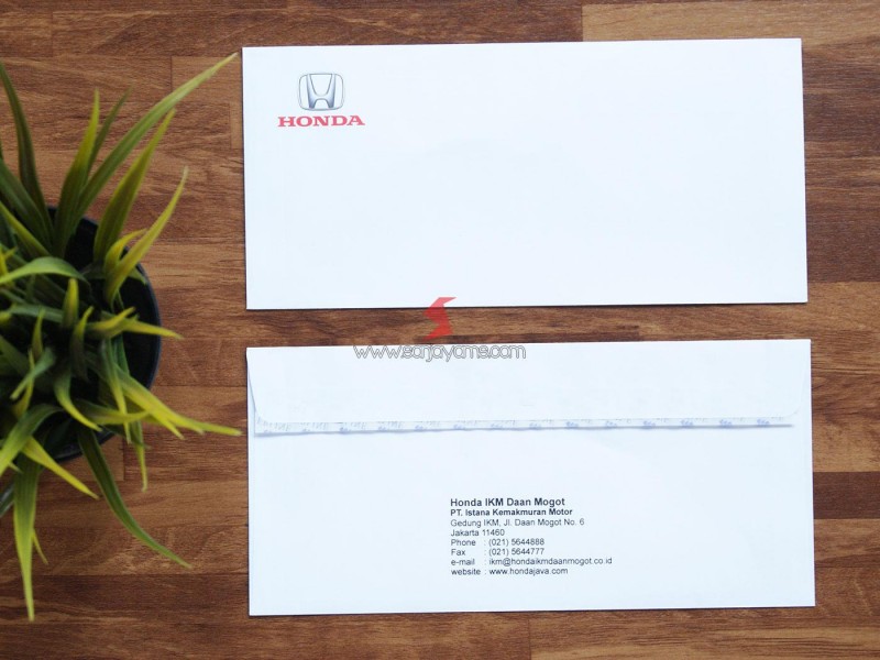 Amplop Honda