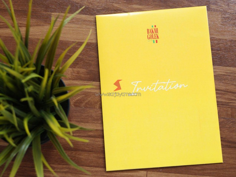 Amplop Undangan Warna Kuning - Bakmi Golek