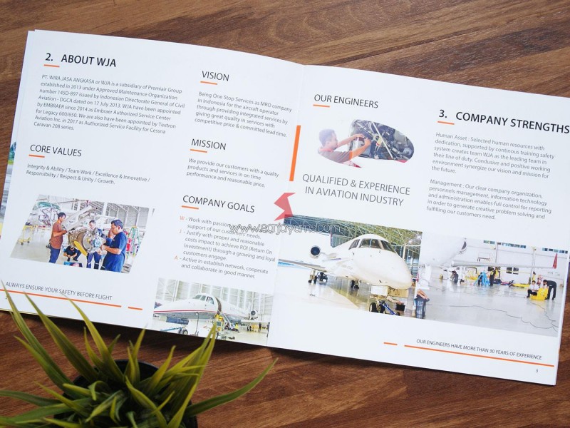 Cetak Booklet Company Profile & Capability WJA