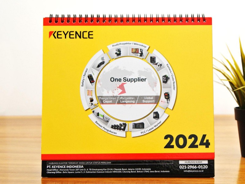 Cetak Kalender 2024 - PT Keyence Indonesia