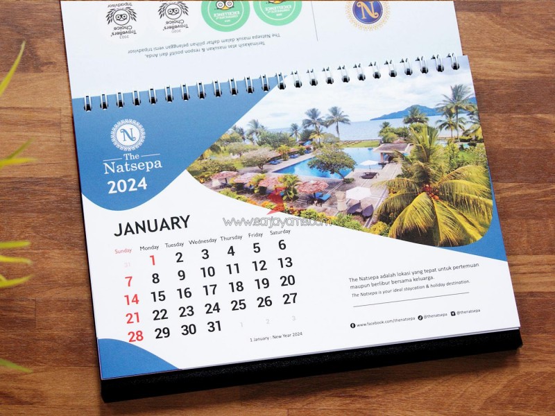 Cetak Kalender 2024 - The Natsepa