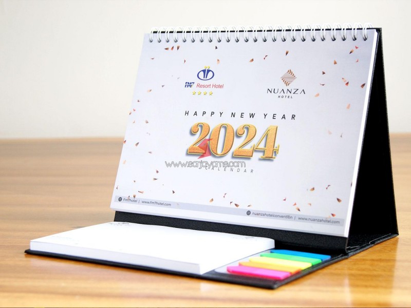 Cetak Kalender Memo Post It 2024 - NUANZA Hotel