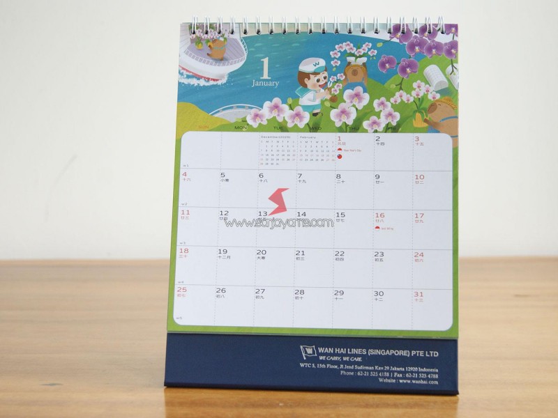 Cetak Kalender Perusahaan