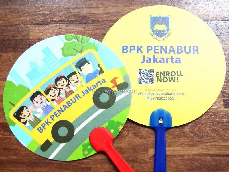 Cetak Kipas Custom - BPK Penabur