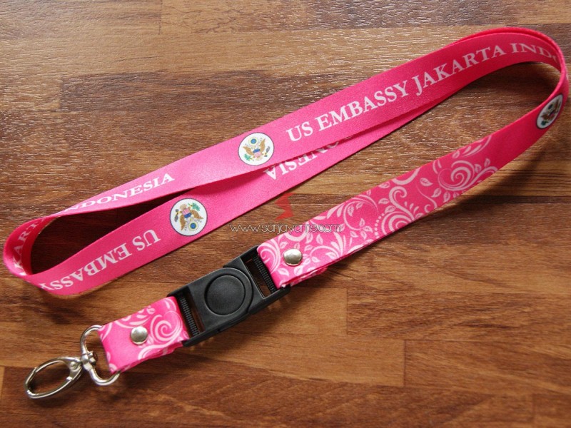 Cetak Lanyard Motif Batik