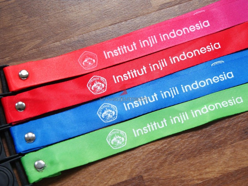 Cetak Lanyard Sablon - Institut injil