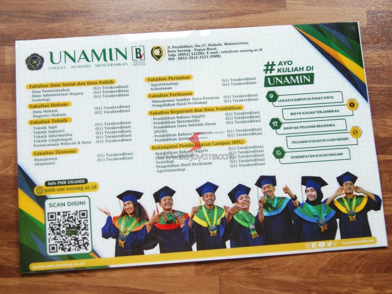 Cetak Map Kancing Promosi - Universitas Muhammadiyah