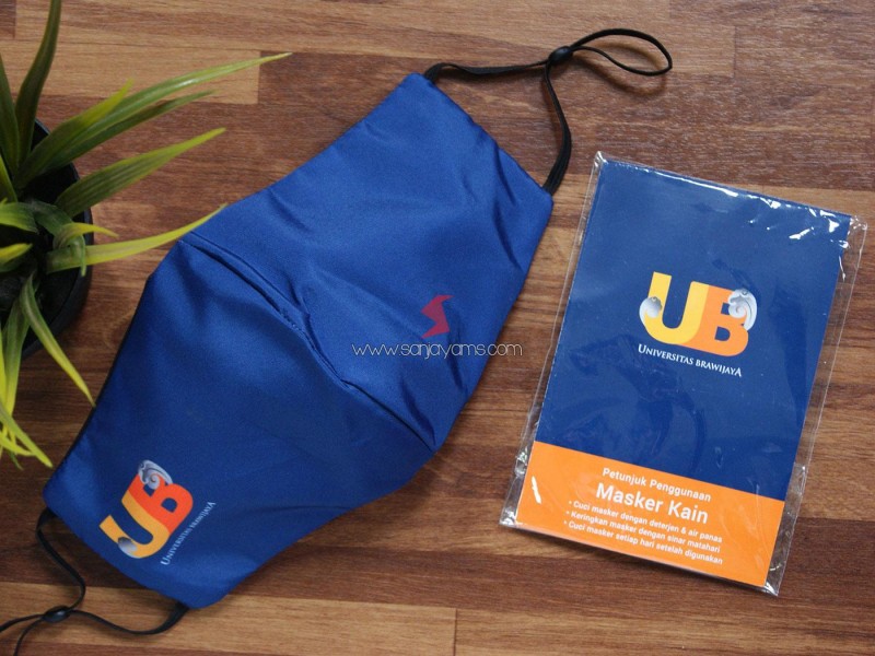 Cetak Masker Kain Printing Premium - Universitas Brawijaya