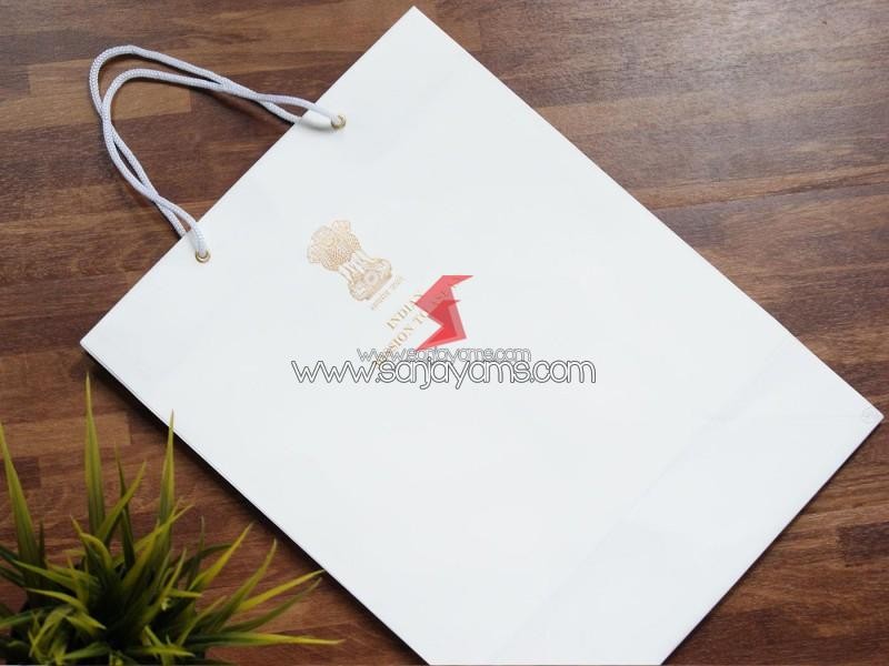 CETAK PAPER BAG KANTOR - KEDUTAAN INDIAN MISSION TO ASEAN