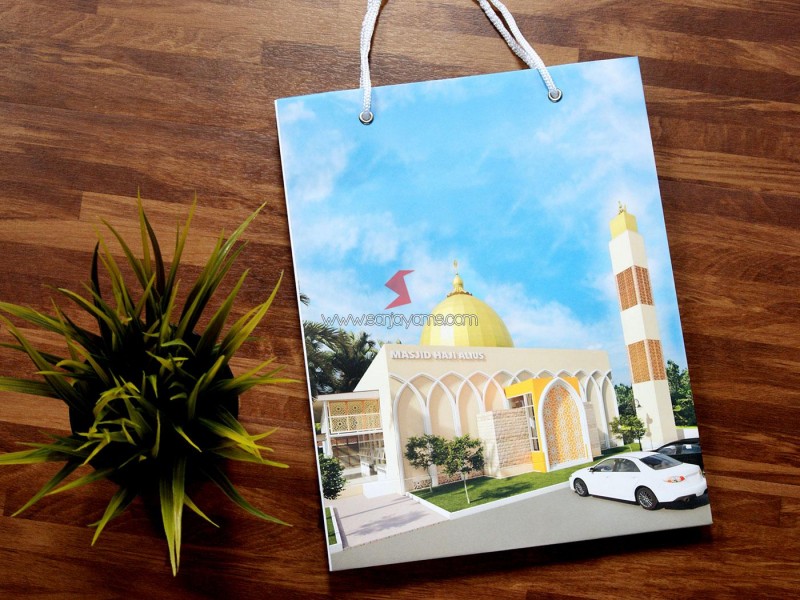 Cetak Produksi Paper Bag - Peresmian Masjid Haji Alius