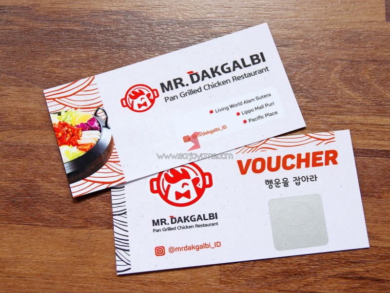 Cetak Voucher Gosok - Mr Dakgalbi